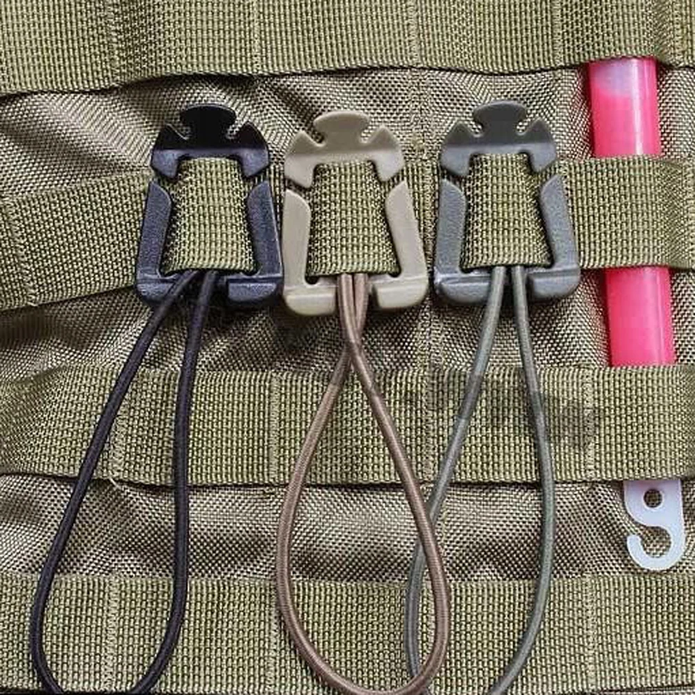 Outdoor Adventure Backpack - 1/2/5 قطع مشبك كارابينر للحقيبة، أدوات