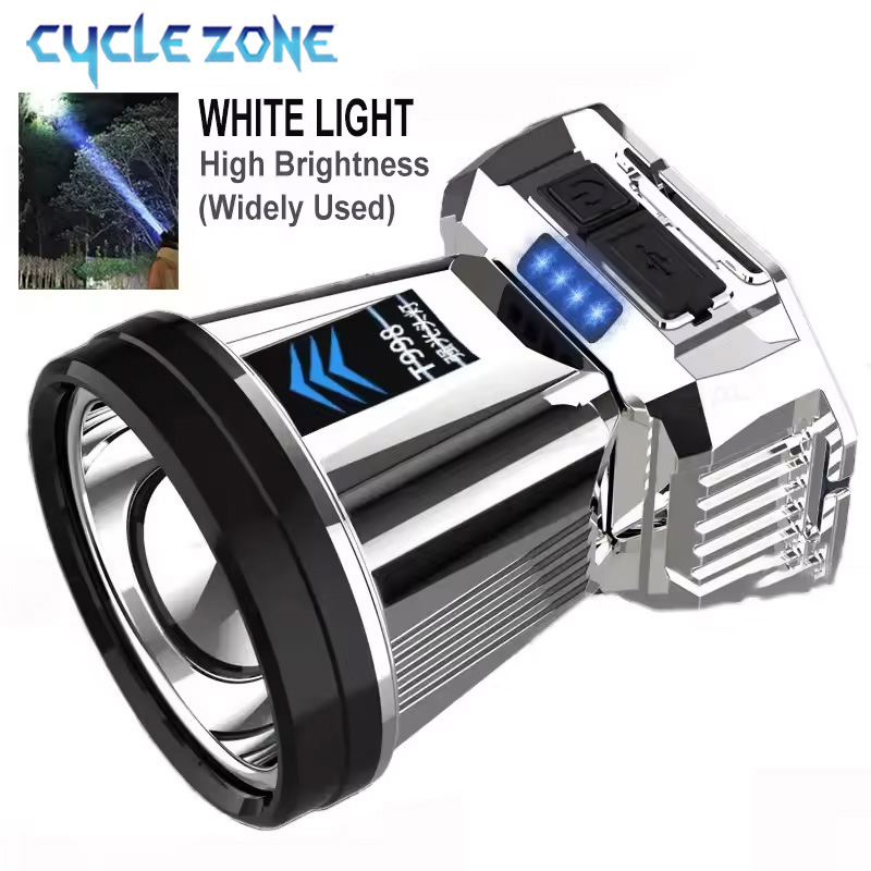 Outdoor Adventure Zone - كشافات LED قوية TYPE-C المصابيح الأمامية