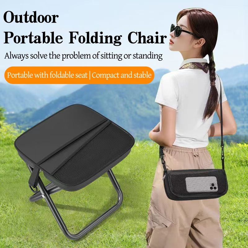 Outdoor Adventure Backpack - كرسي محمول قابل للطي 4Q خفيف