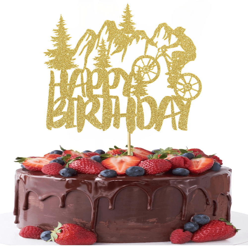 Outdoor Adventure Birthday Party - قطعة واحدة من كعكة التقاعد الذهبية