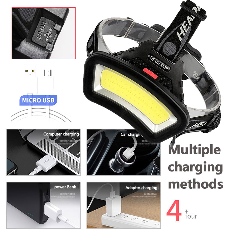 COB LED كشافات USB قابلة للشحن - مراجعة Outdoor Adventure Zone وسعره