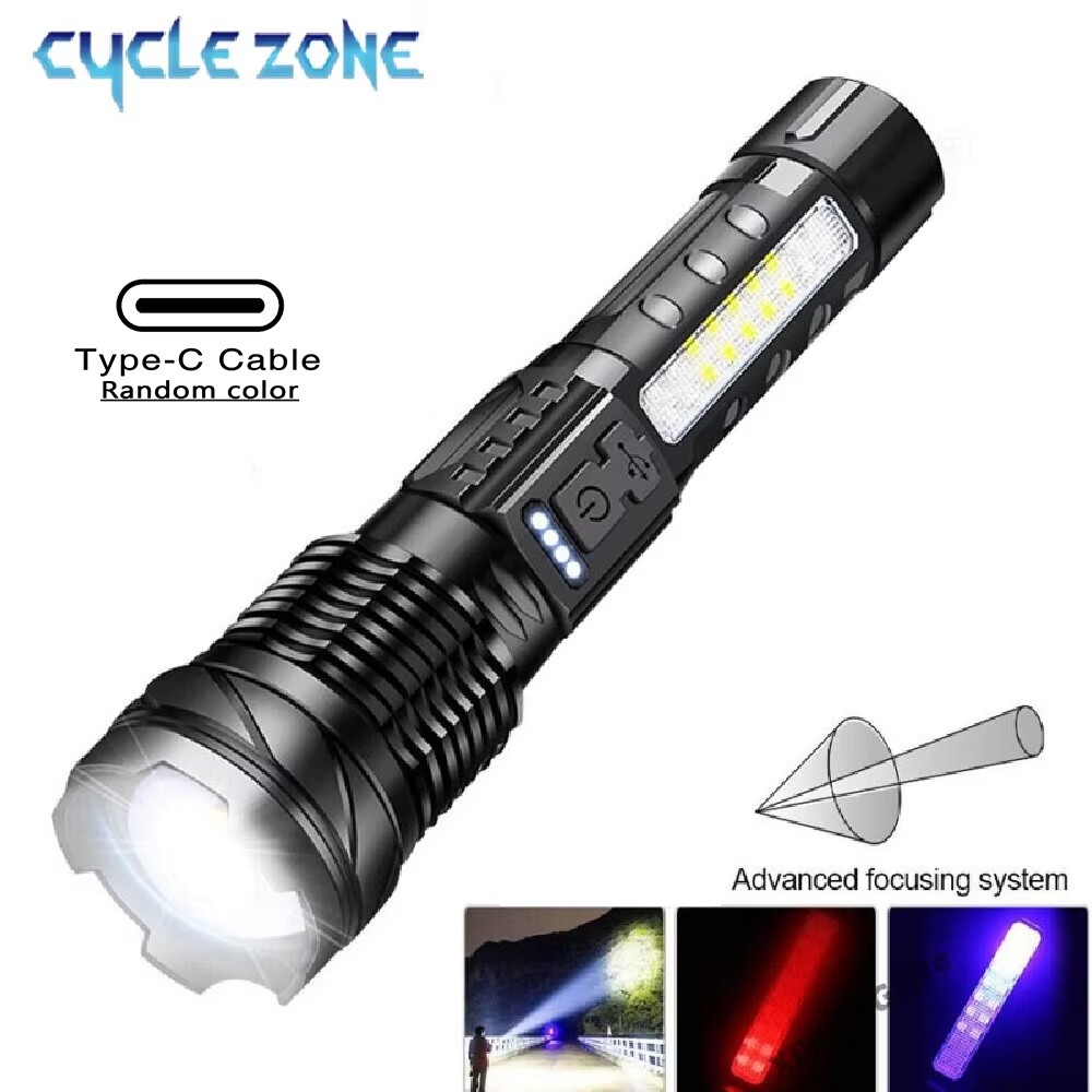 XHP50 مصباح يدوي زوومابلي مصبا - مراجعة Outdoor Adventure Zone وسعره
