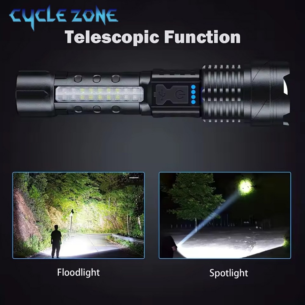 XHP50 مصباح يدوي زوومابلي مصبا - مراجعة Outdoor Adventure Zone وسعره
