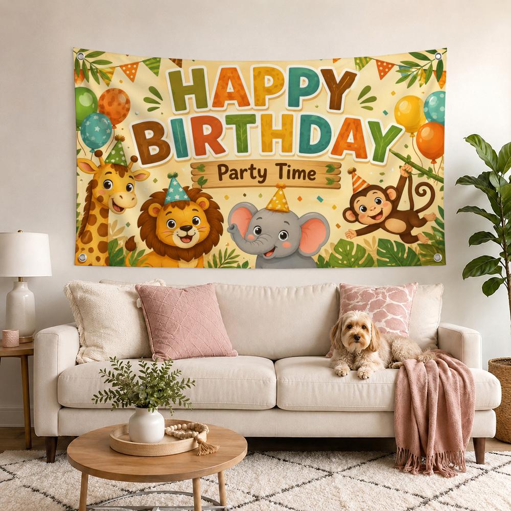 أعلام حفلات أعياد الميلاد ذات  - مراجعة Outdoor Adventure Birthday Party وسعره