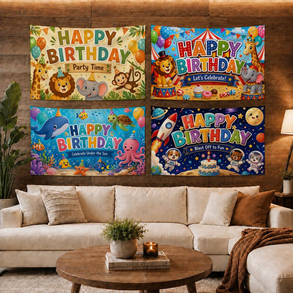أعلام حفلات أعياد الميلاد ذات  - مراجعة Outdoor Adventure Birthday Party وسعره