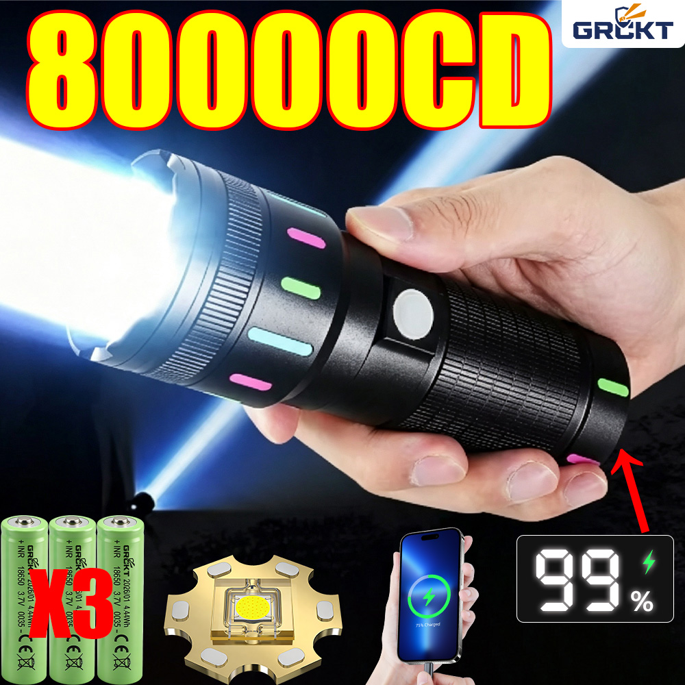 مصباح LED قوي للغاية بقوة 8000 - مراجعة Outdoor Adventure Trips وسعره