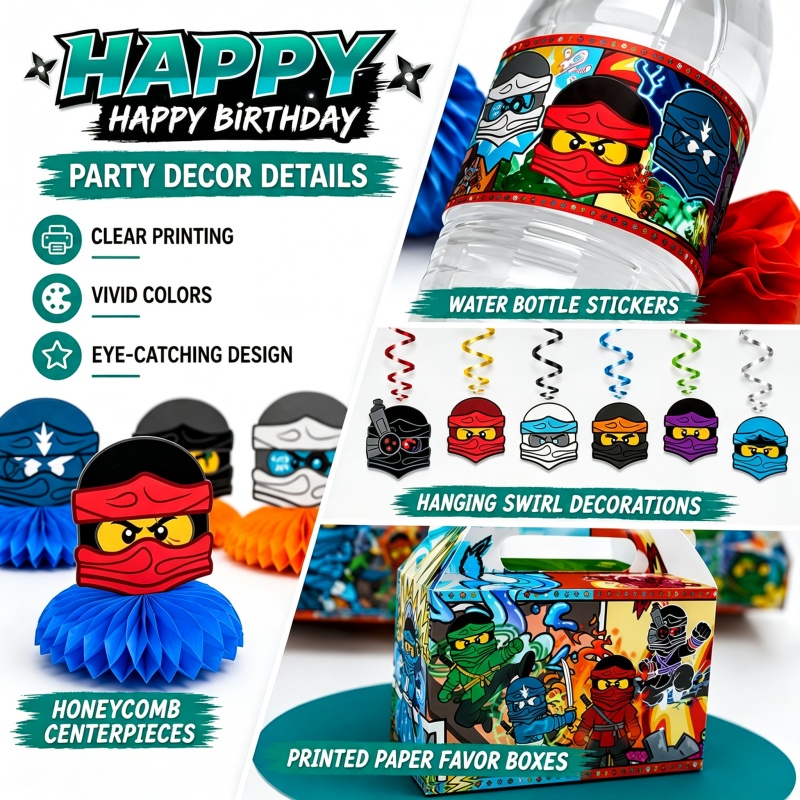 مجموعة ديكورات حفلات أعياد الم - مراجعة Outdoor Adventure Birthday Party وسعره